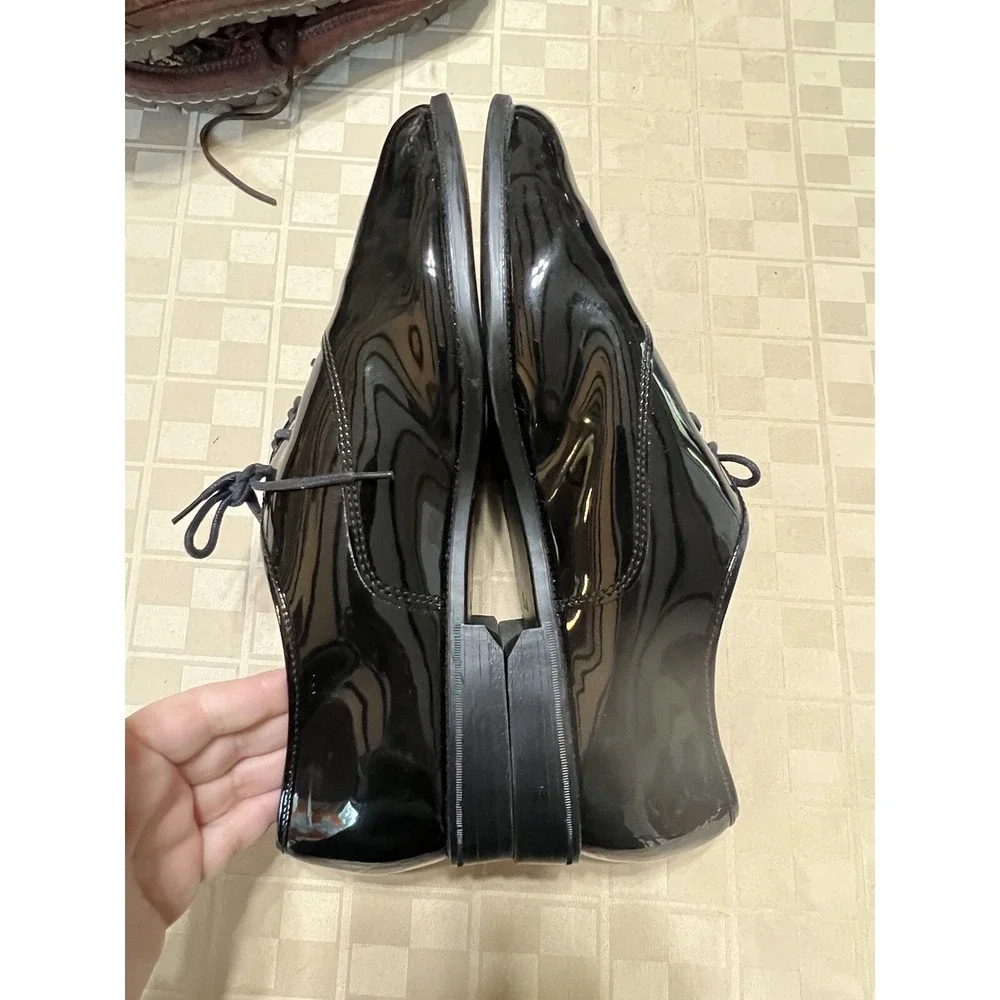 Barclay Shoe Co. Mens‎ Black Dress Shoes Size 15M Round Toe RT007